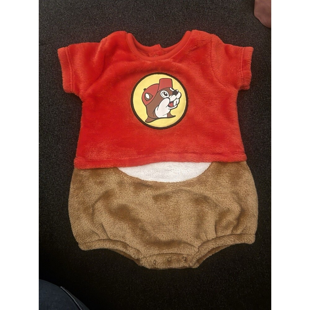 Buc-ees Infant One Piece  Costume With Tail, Size 6 Months